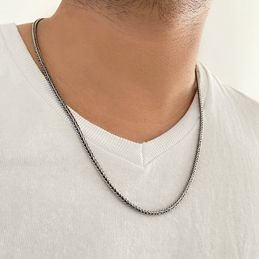 Cadena modelo Espiga Plata 950